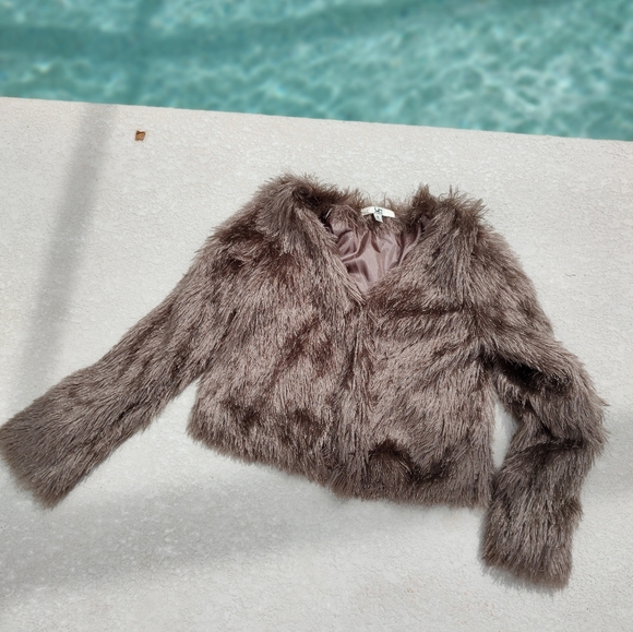 Ya Los Angeles silky feel fuzzy jacket - Picture 3 of 11